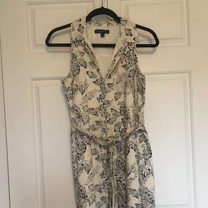 Banana Republic Floral Tie Dress